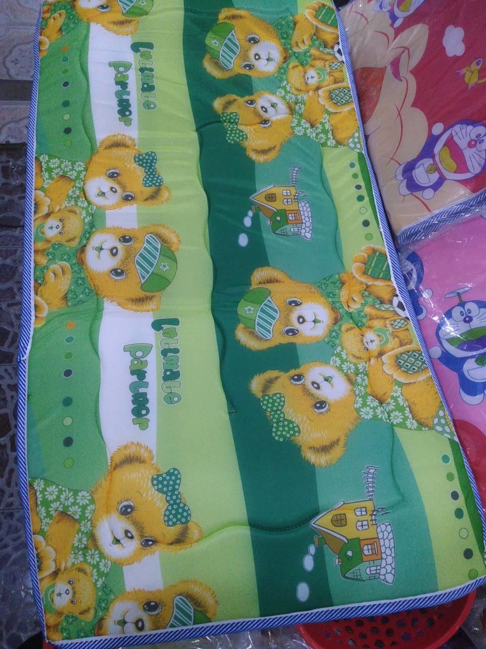 Nệm bé đi học thun lạnh 2 lớp