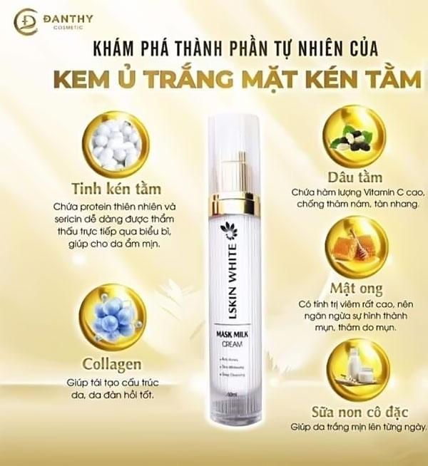 [HCM]ủ kén tằm lskin white