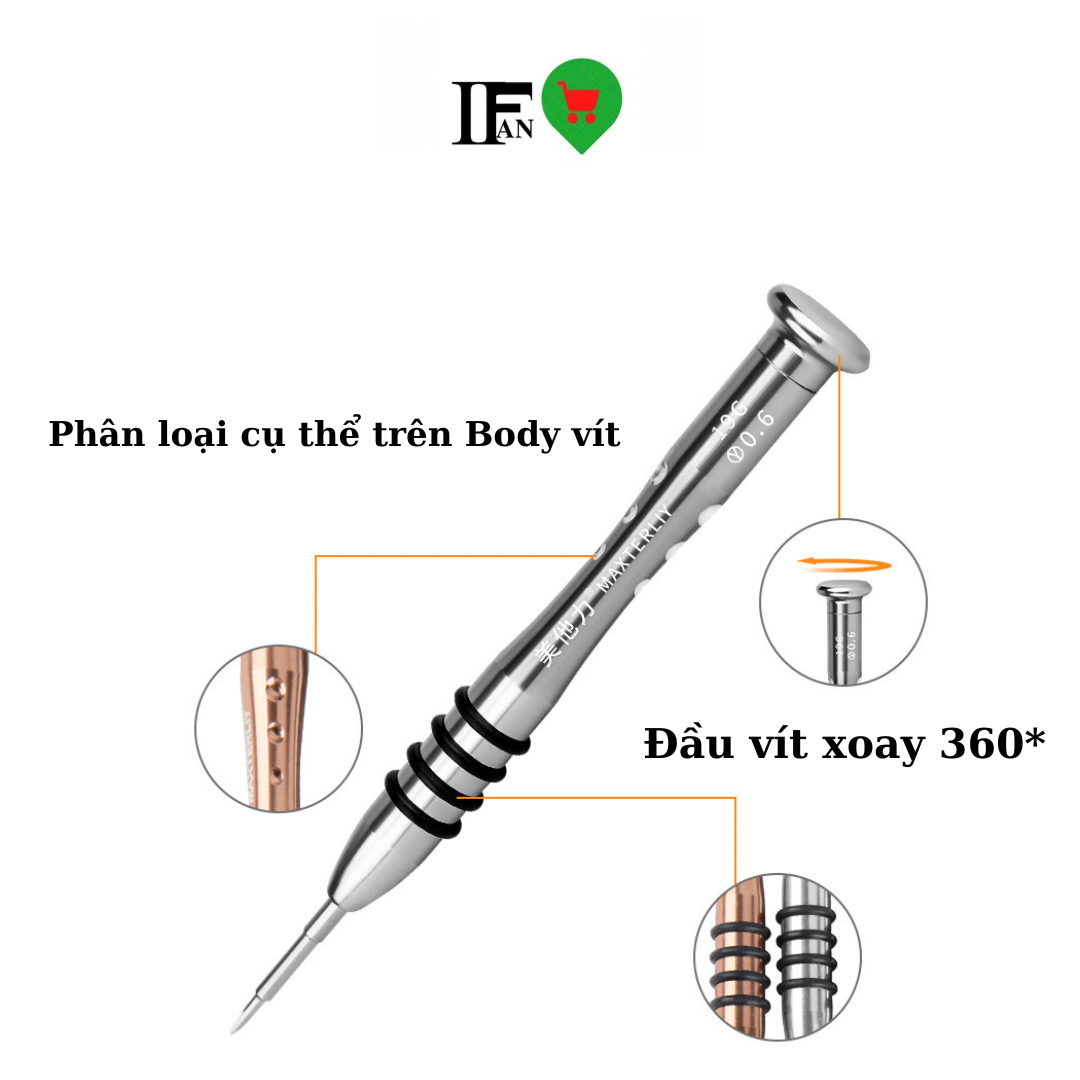 Tu Vít Mở Điện Thoại Chuyên Dụng Đủ Bộ