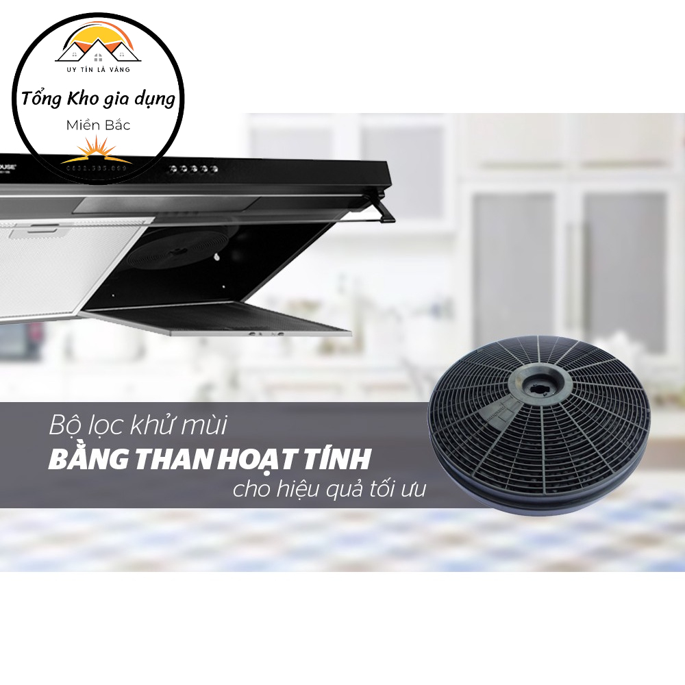 [Miễn phí vận chuyển] Máy hút mùi Sunhouse SHB6118B