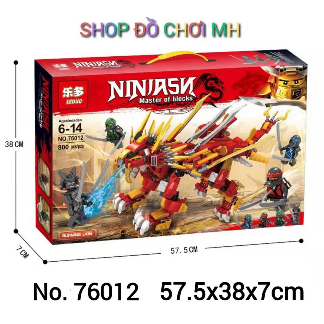 đồ chơi xếp hình lắp ráp leduo 76012 - hỏa diêm thú thần