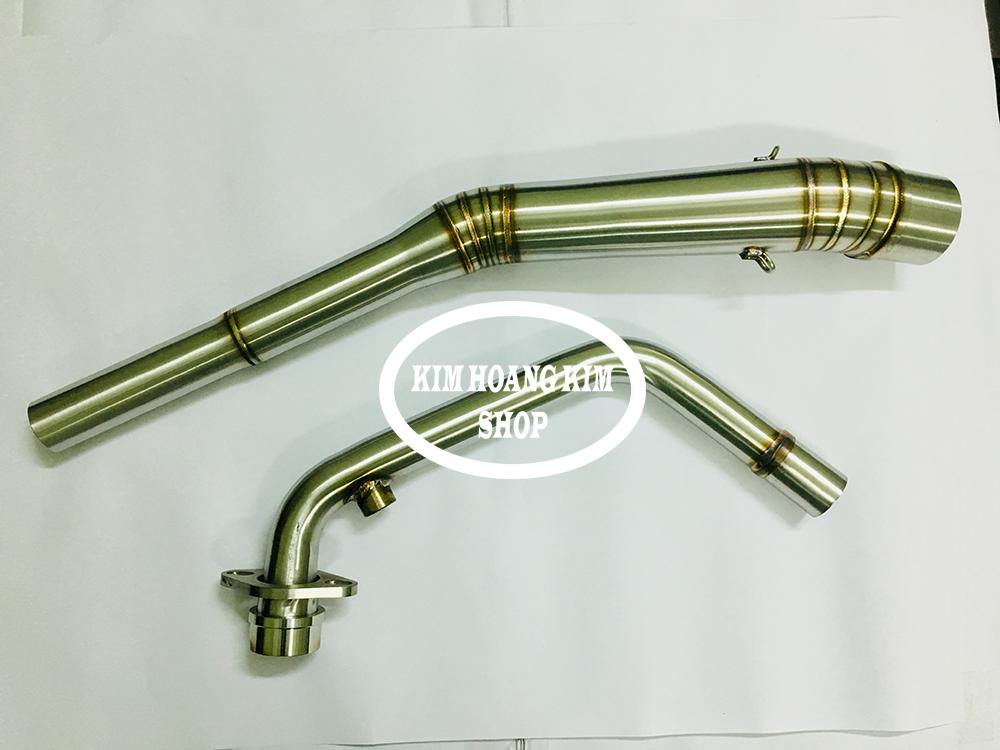 Cổ lon 2 khúc inox 304 dành cho winner