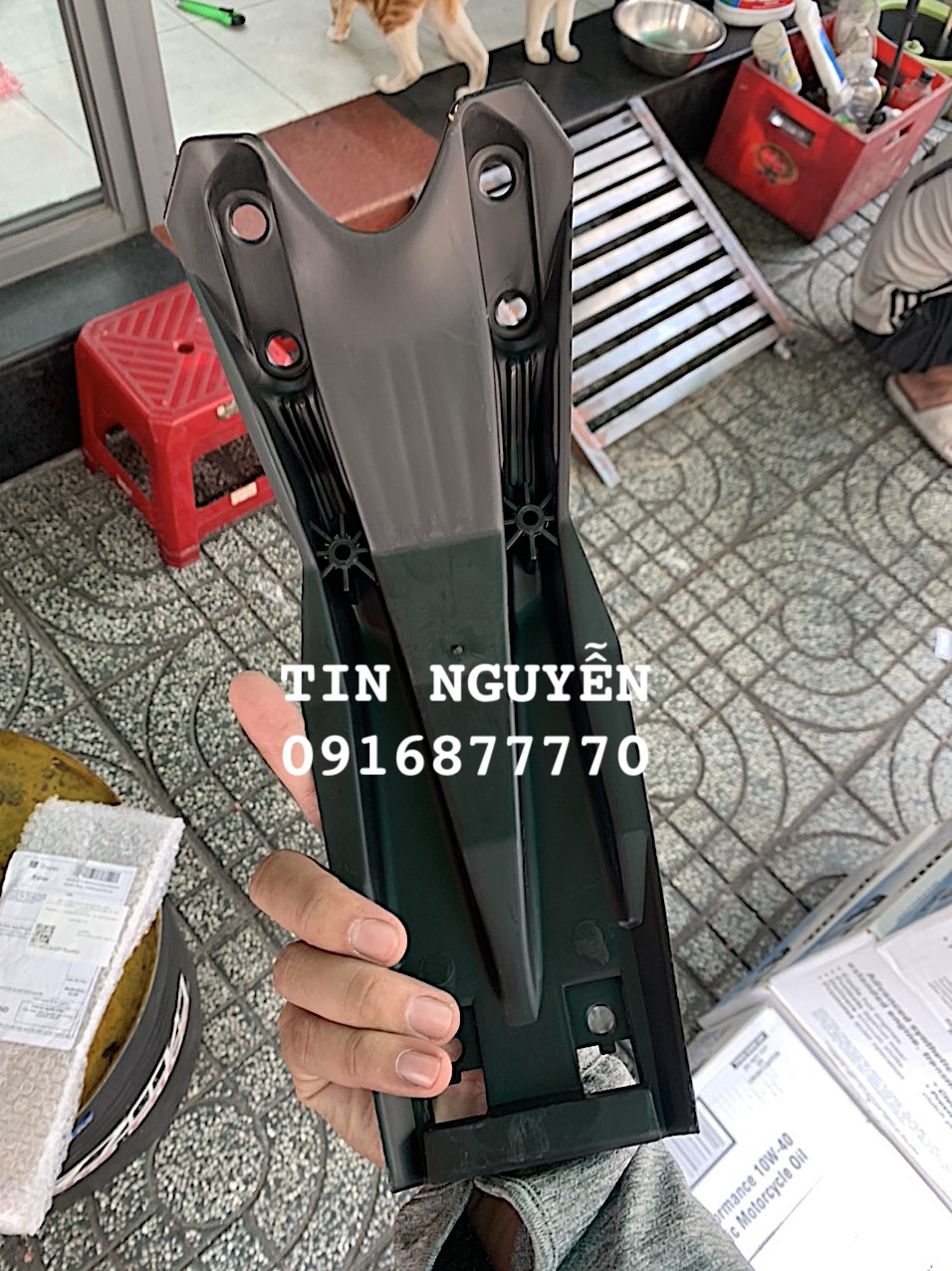 Dè chống gãy Satria/ Raider Fi