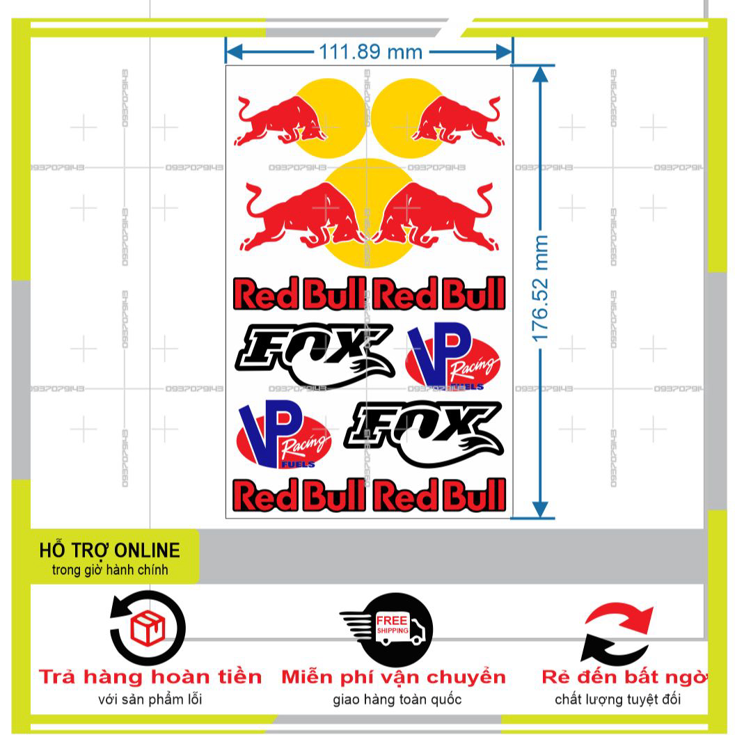 LOGO STICKER MINI DÁN XE MÁY L 04  - THUDECAL