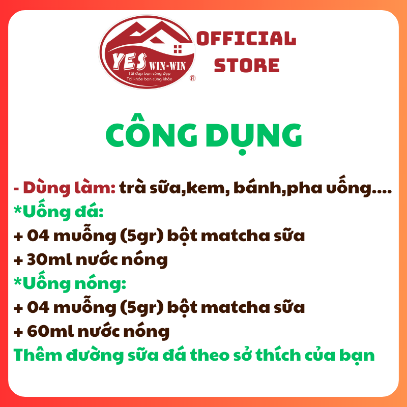 Trà Matcha sữa tiện lợi Nhật Bản - Yeswinwin