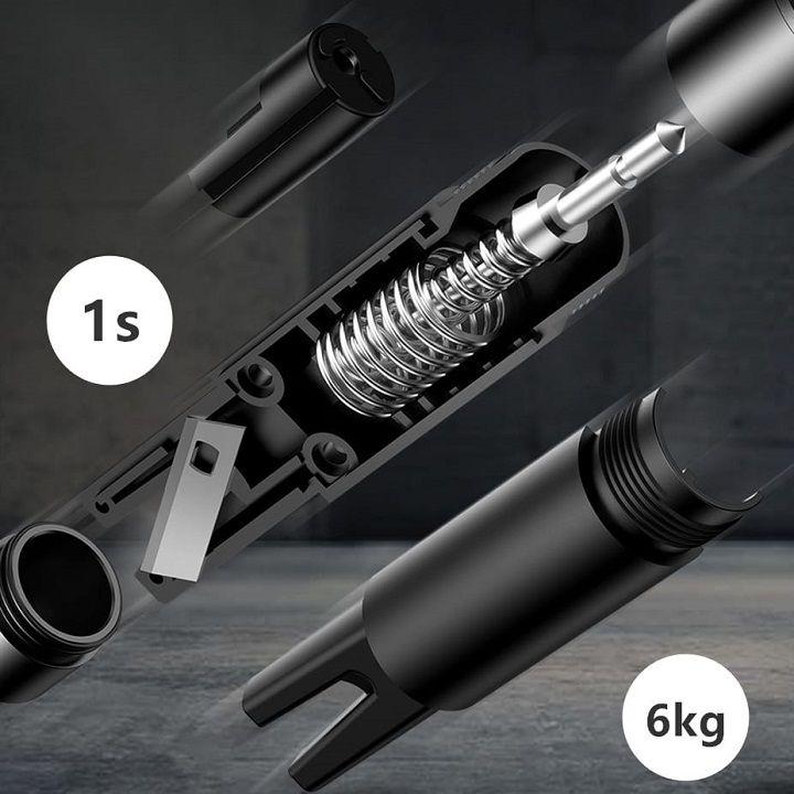 Dụng cụ thoát hiểm trên ô tô Baseus Sharp Tool Safety Hammer (Phá kính và Dao cắt)