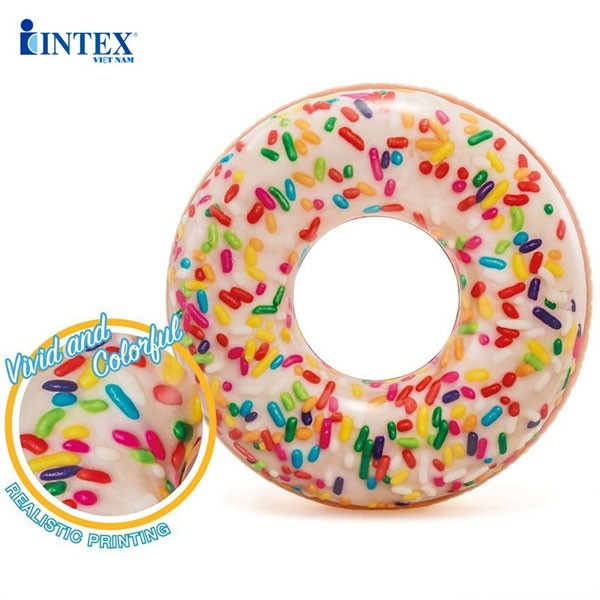 Phao bơi tròn donut 99cm intex 56263