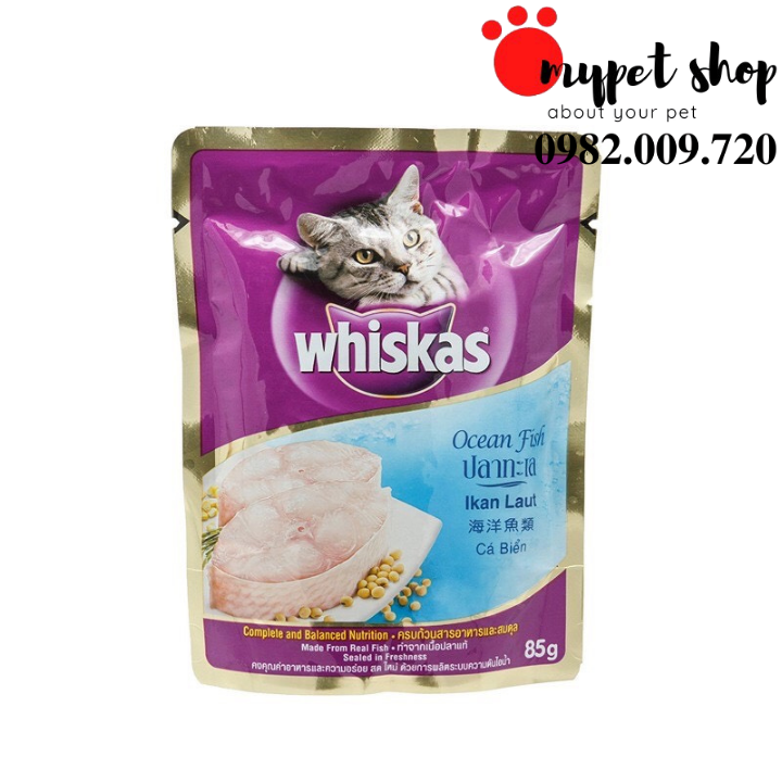 Pate cho mèo whiskas 85g