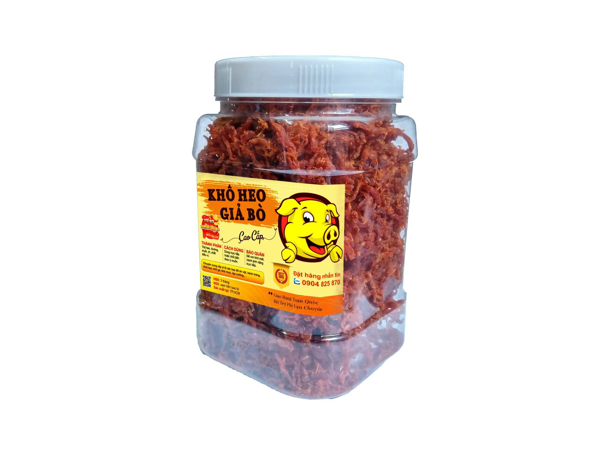 250gr - KHÔ HEO GIÃ BÒ