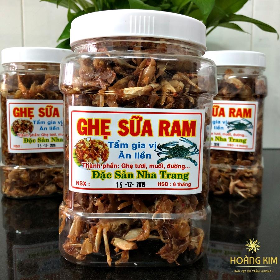 2 hũ Ghẹ sữa ram Nha Trang 500g