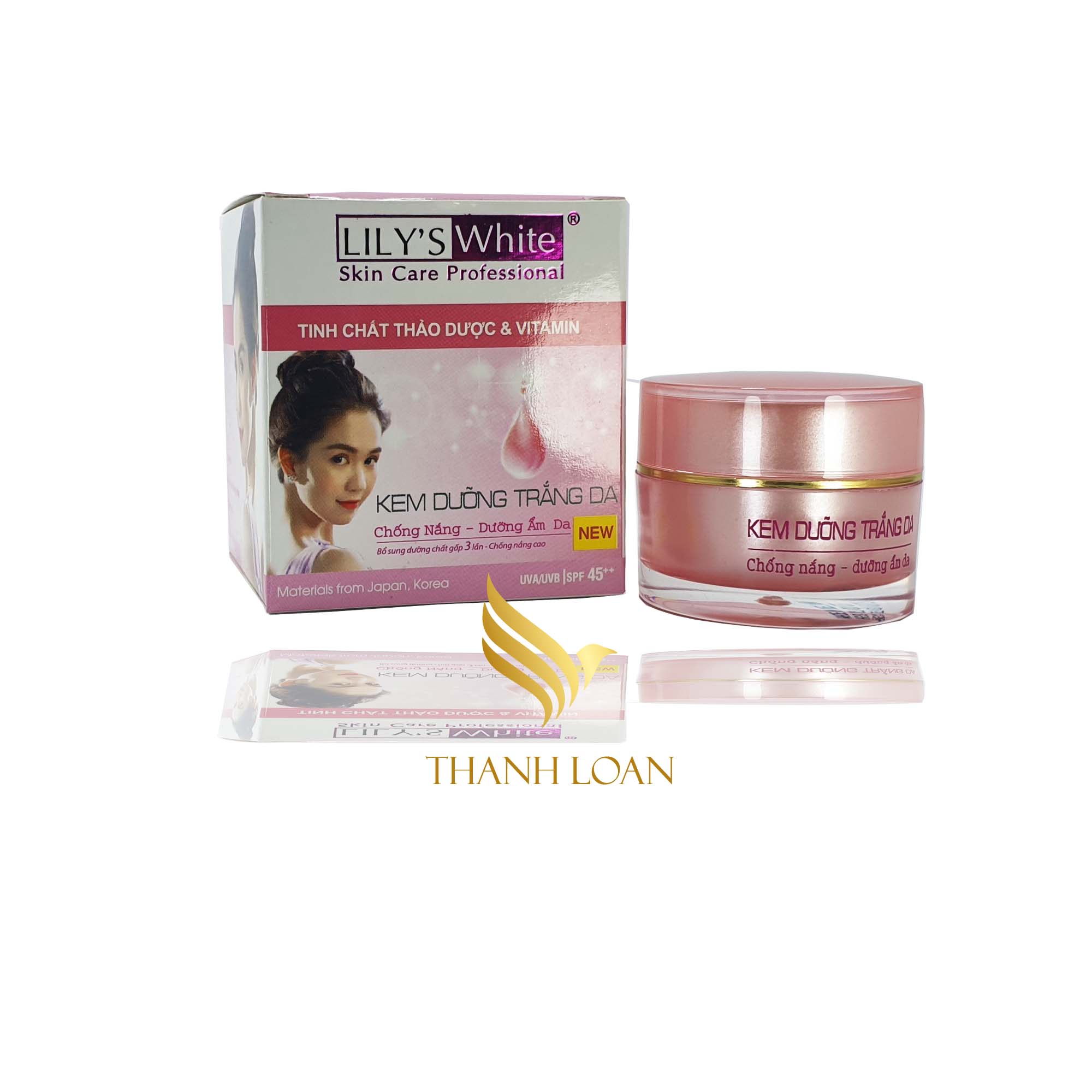 Kem dưỡng trắng da – Thảo dược Lily’s White hồng