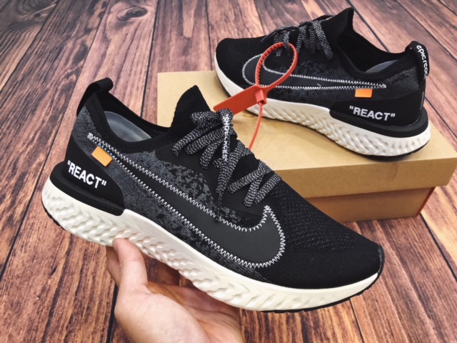 Giày nam nữ Epic react mới êm bền nhẹ thời trang cao cấp (đen)