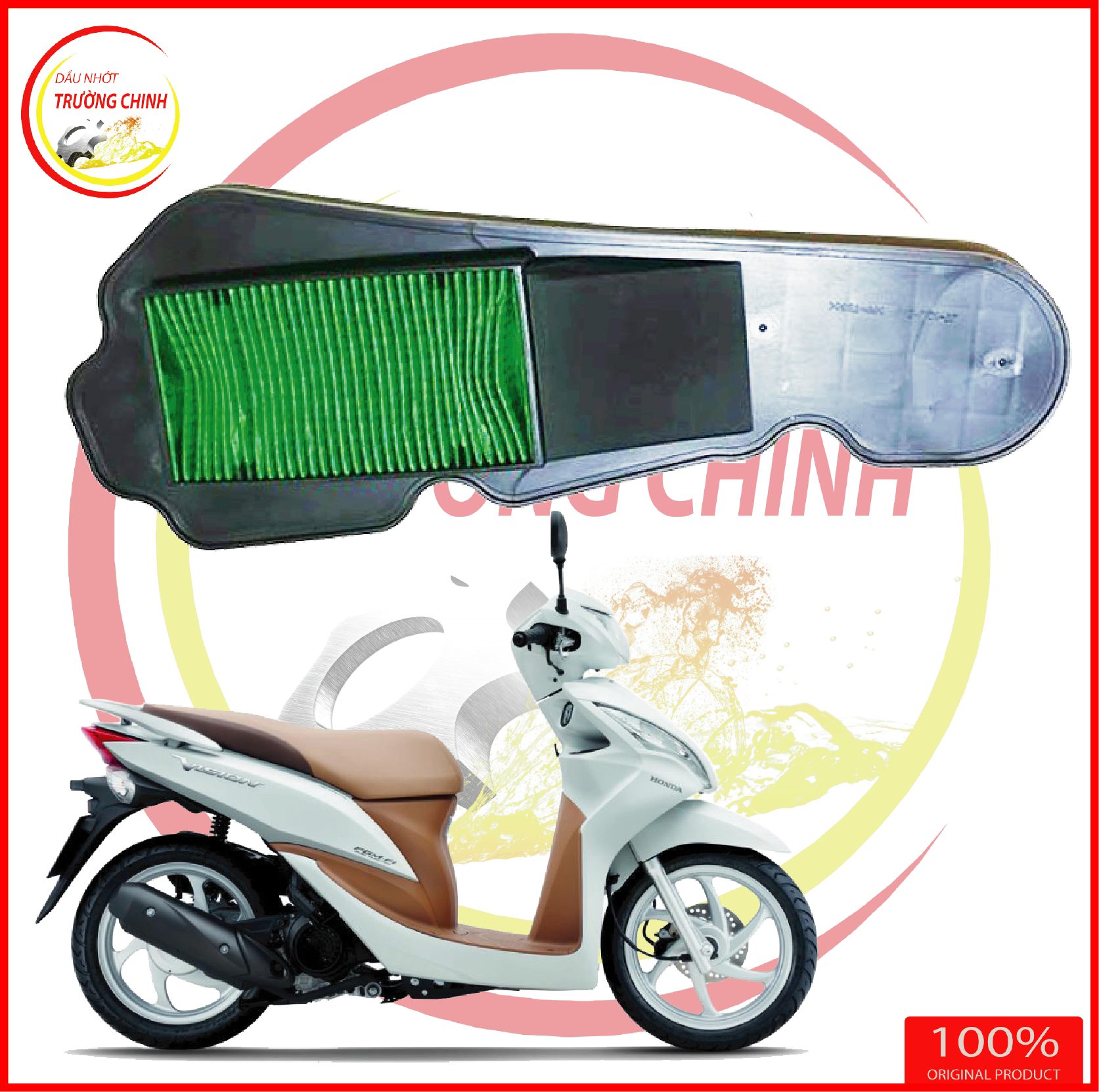 Lọc gió dành cho xe Vision đời đầu 2011-2013