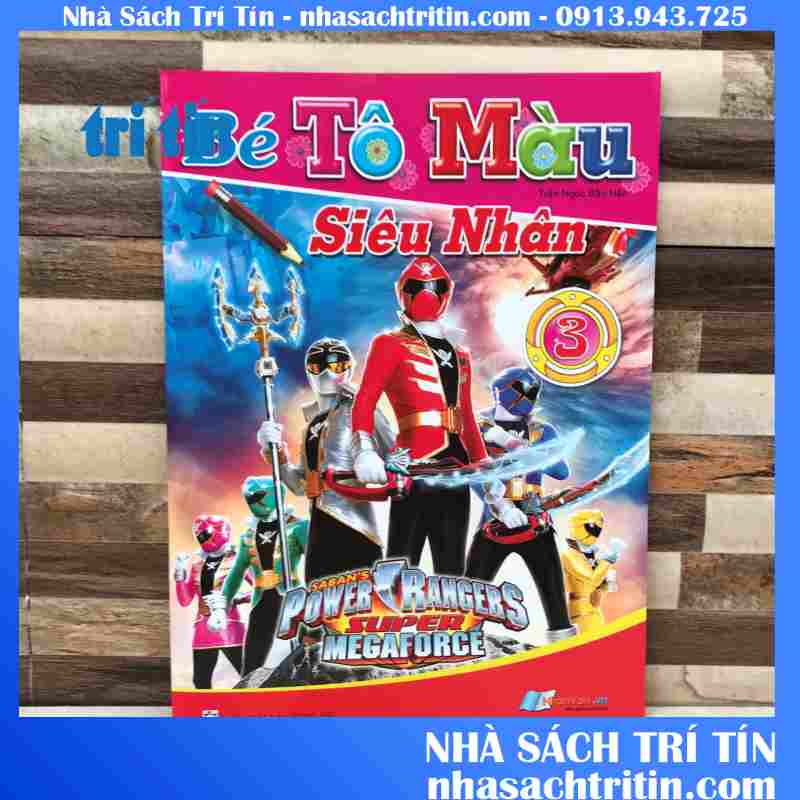 TÔ MÀU SIÊU NHÂN 8 CUỐN