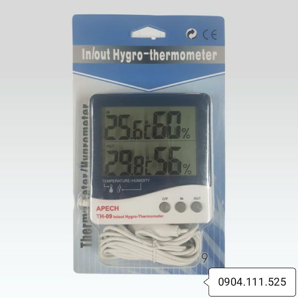 Máy đo nhiệt độ, độ ẩm môi trường APECH TH-09
