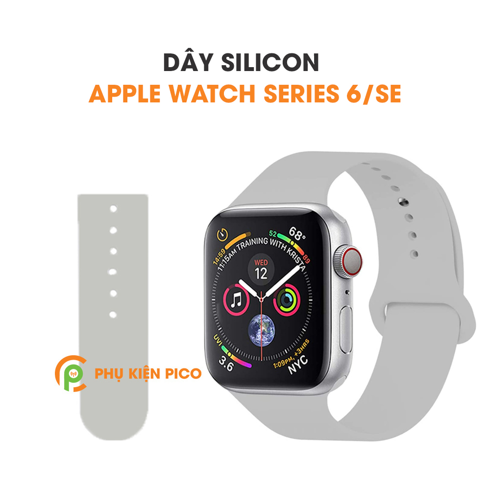 Dây Apple Watch Series 6 / Apple Watch SE bản 40/44mm dây silicon nhiều màu - Dây đeo đồng hồ Apple Watch