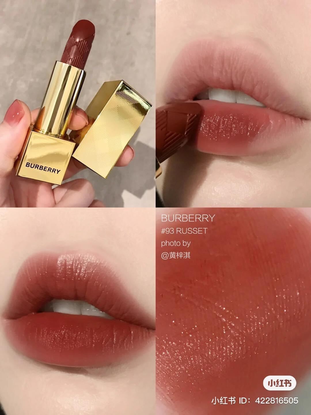 [FreeShip Max] - Son B*urberry No.93 russet (Đỏ đất) - Kiss cosmetics