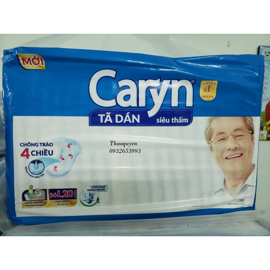 [HCM]Tã dán người già Caryn size ML20