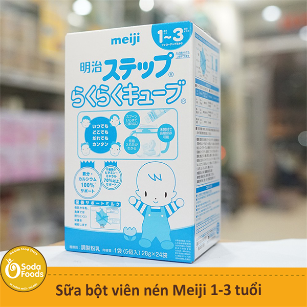 Sữa bột Meji thanh 1-3 tuổi