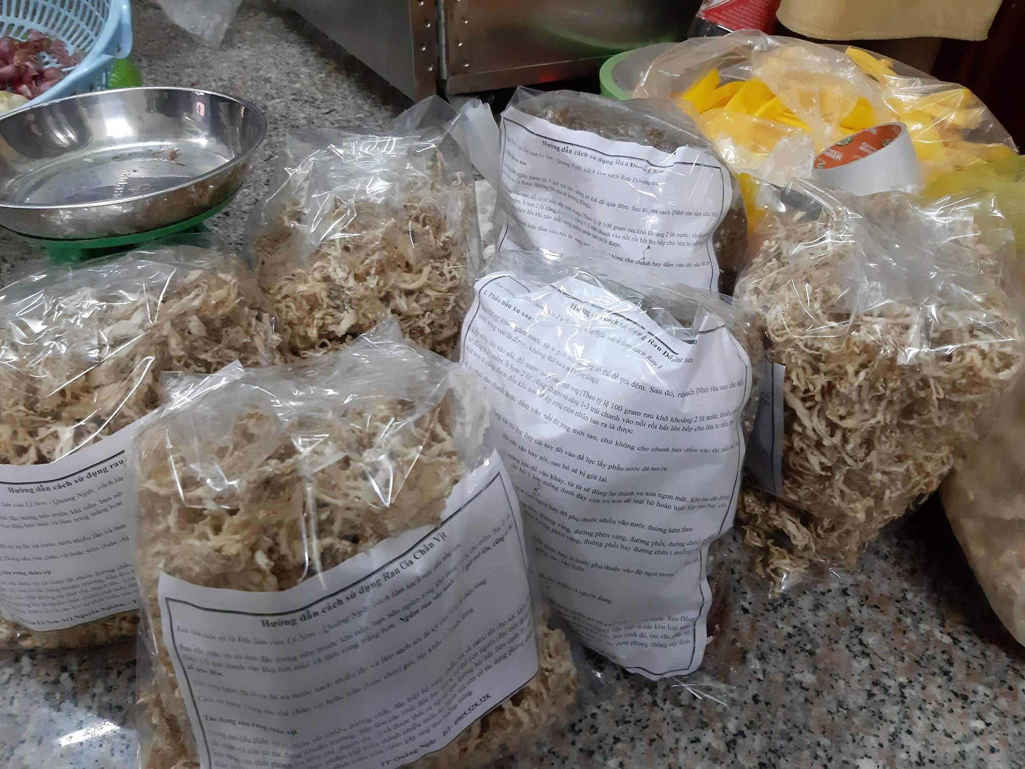 Rau Câu Chân Vịt Lý Sơn