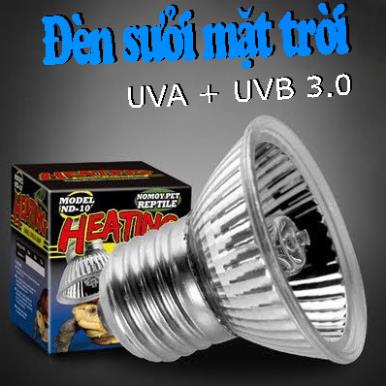 Đèn sưởi uva + uvb 3.0 cho bò sát nomoy pet