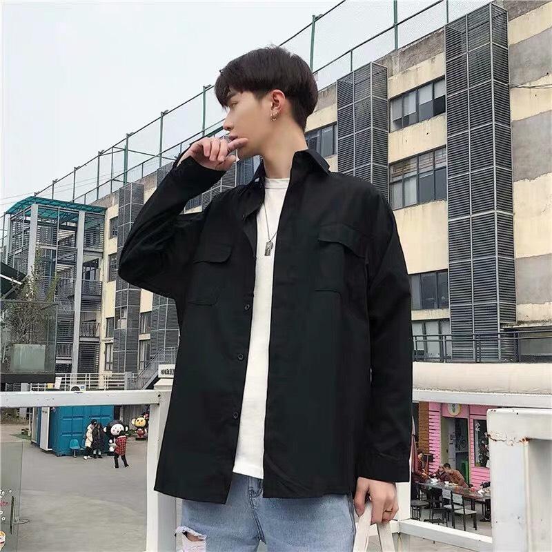 [HCM]ÁO KHOÁC SƠ MI NAM CÁ TÍNH PHONG CÁCH HÀN