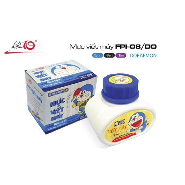 Mực Viết Máy Mực Điểm 10 Doraemon 40ml