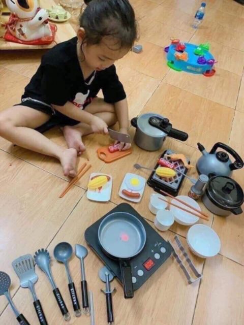 Bộ đồ chơi nấu ăn 36 món loại to