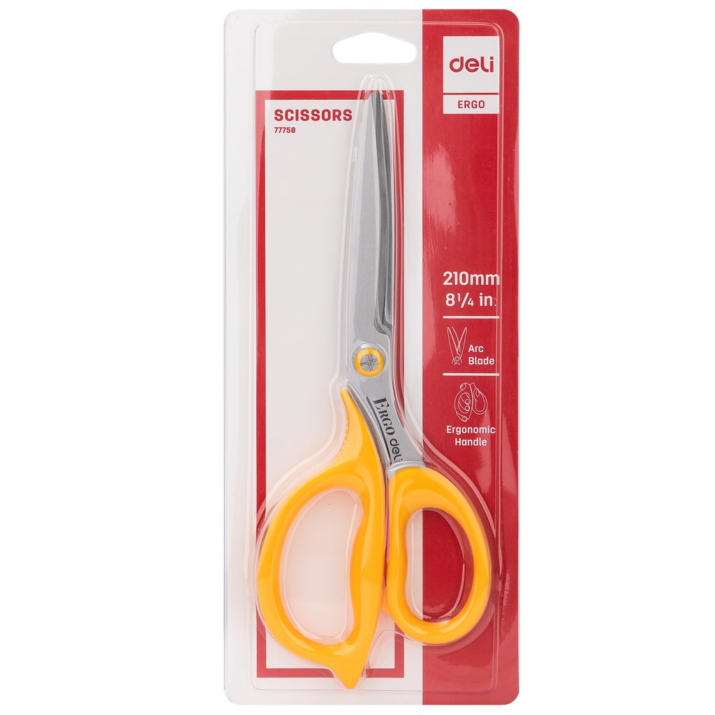 [HCM]Kéo  Văn Phòng DELI E77756(170mm) và E77758(210mm)sắc bénbền đẹptiện dụng
