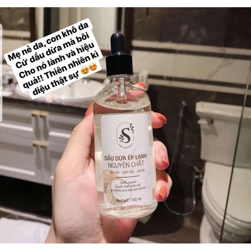 DẦU DỪA ÉP LẠNH NGUYÊN CHẤT SAM NATURAL