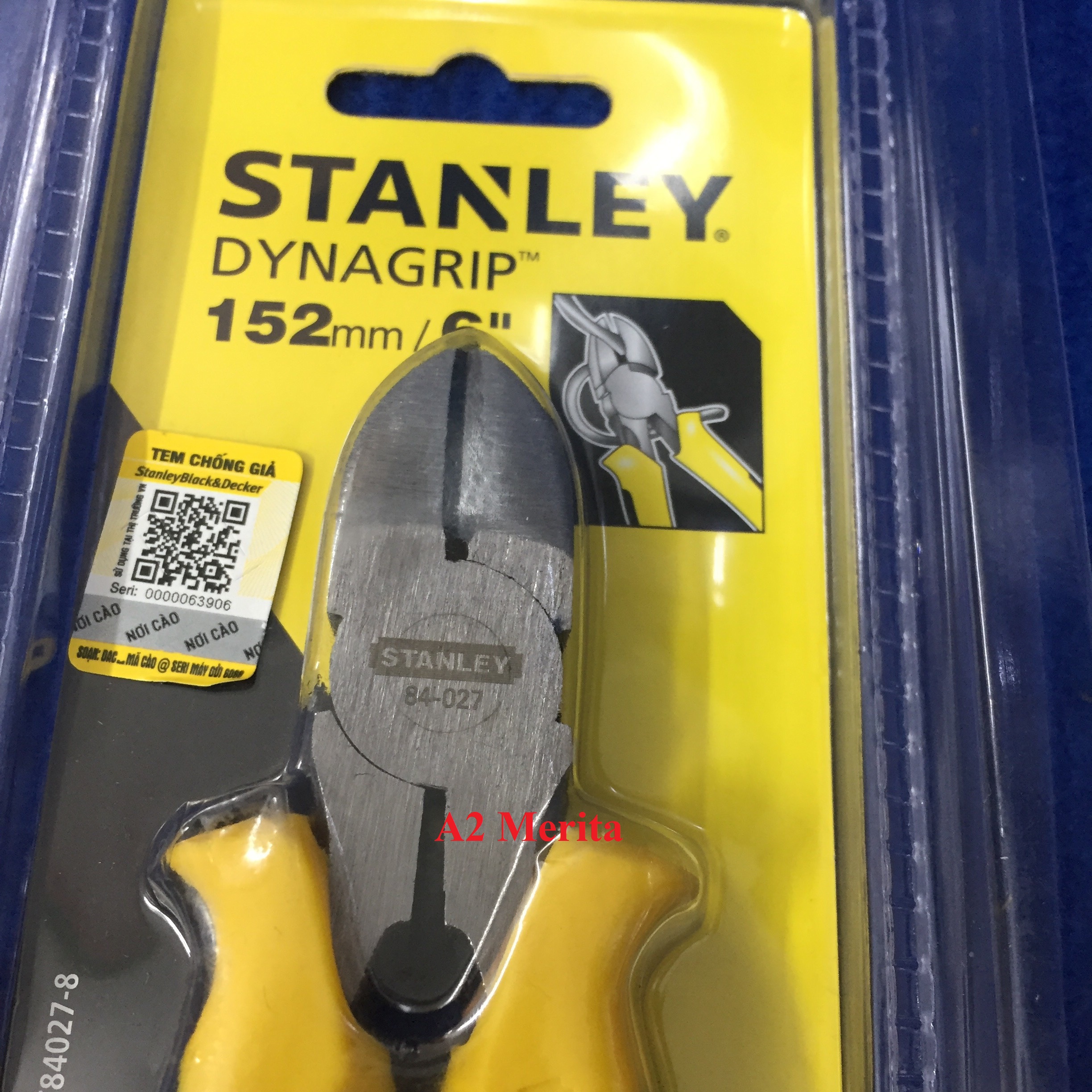 Kềm cắt 6"/150mm cán vàng Stanley STHT84027-8