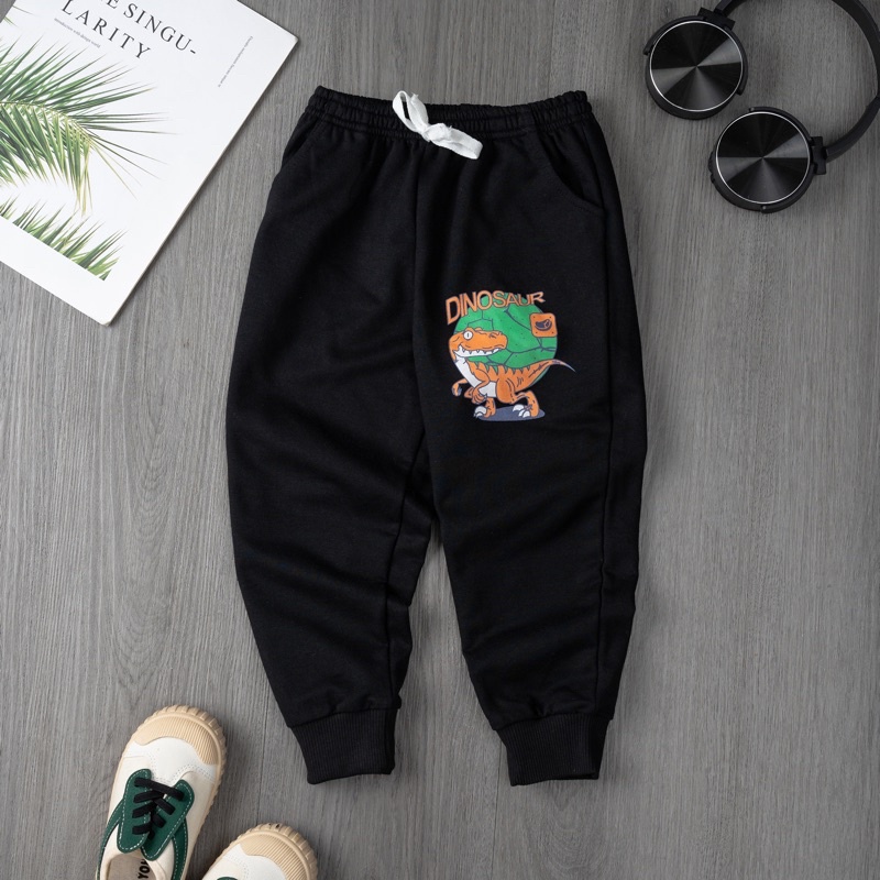Hot sale- quần nỉ da cá bé trai size nhí nhỡ xuất mềm 13-28kg