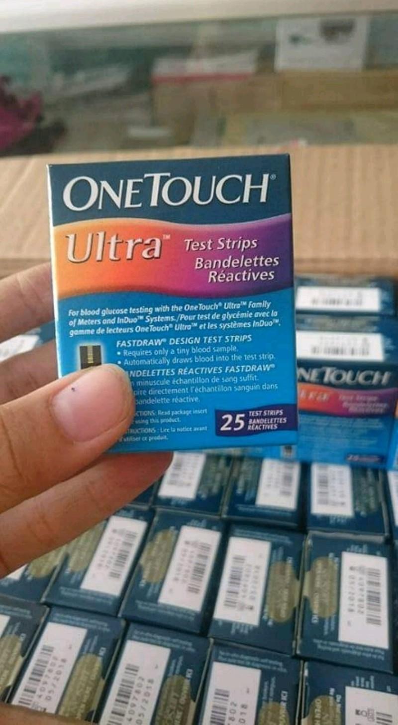 Que Thử Đường Huyết One Touch Ultra - Hộp 25 Que