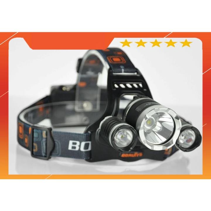 Đèn Đội Đầu 3 Bóng Siêu Sáng ( 2 Pin )