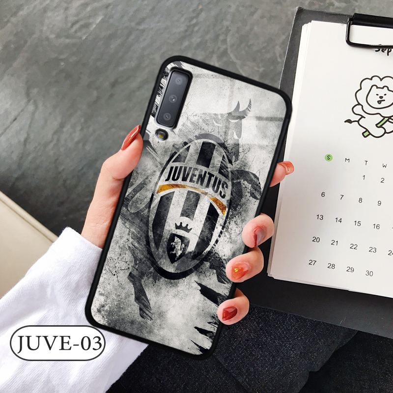 Ốp lưng kính 3D Samsung A7 2018 hình đội bóng