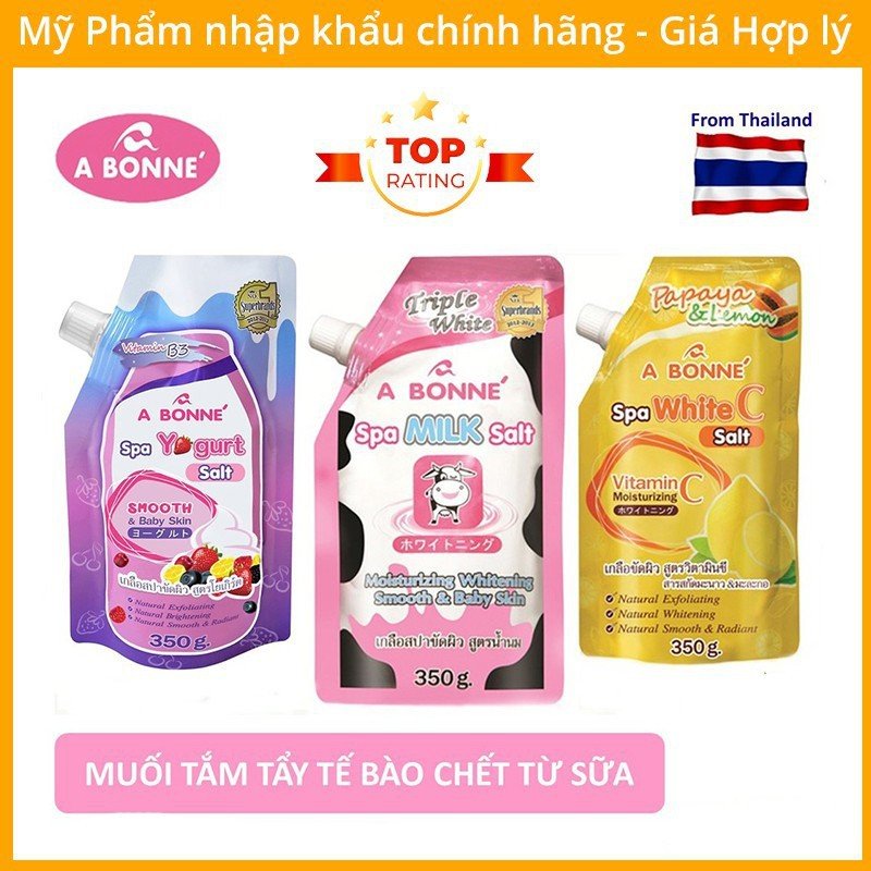 Muối tắm sữa bò A Bonne 350g (Chính hãng Thái Lan)