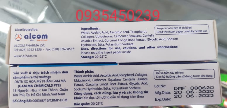 GEL MỤN THÂM DERMAFORT
