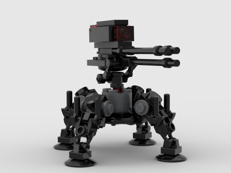 Le Go Đồ Chơi Lắp Ráp Robot Moc Mech Gunlinger