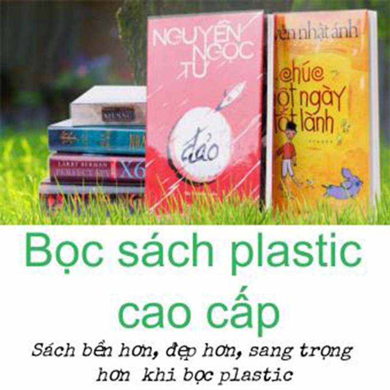 Mua Bộ 03 Bìa Bọc Sách plastic cao cấp cho sách, truyện(Nhiều kích thước tùy chọn