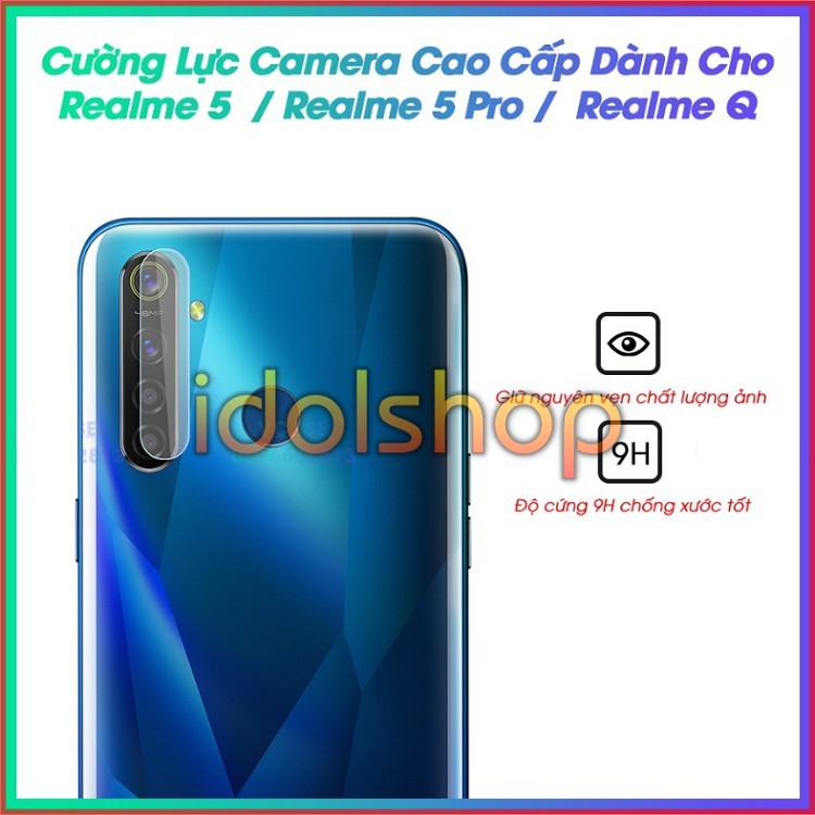 Cường lực camera realme 5 - 5i / realme 5pro / realme q / x2 / x2 pro / realme c3 / c3i