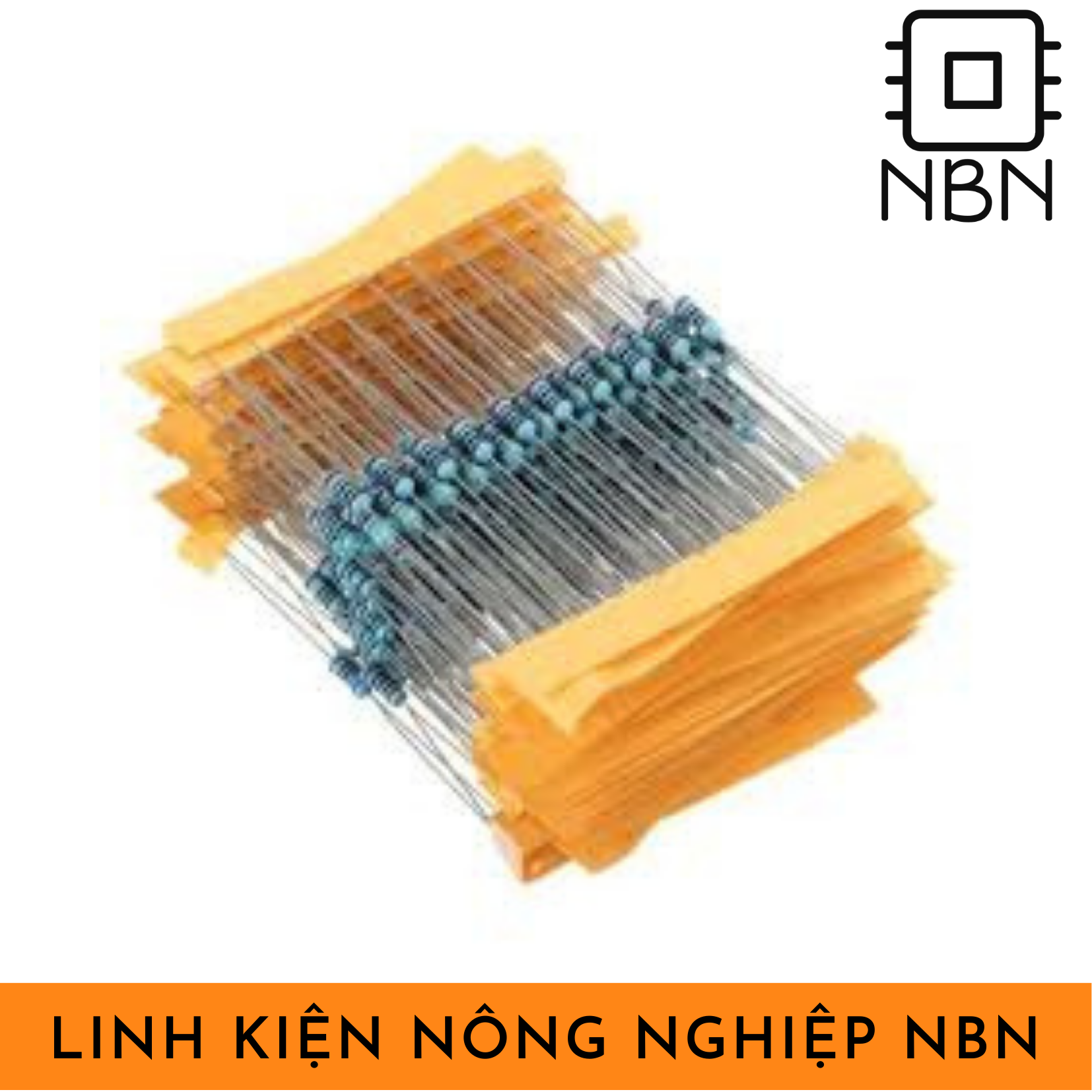 Điện trở 1/4W 5% (100k ôm-4M7 ôm)🔥 (Gói 50 con)🔥