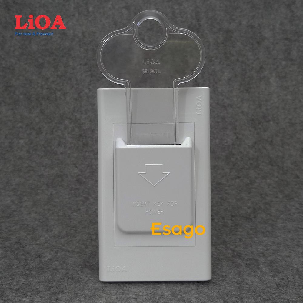Bộ công tắc ngắt điện chìa khóa kiểu A LiOA 20A - Dùng cho nhà nghỉ, khách sạn