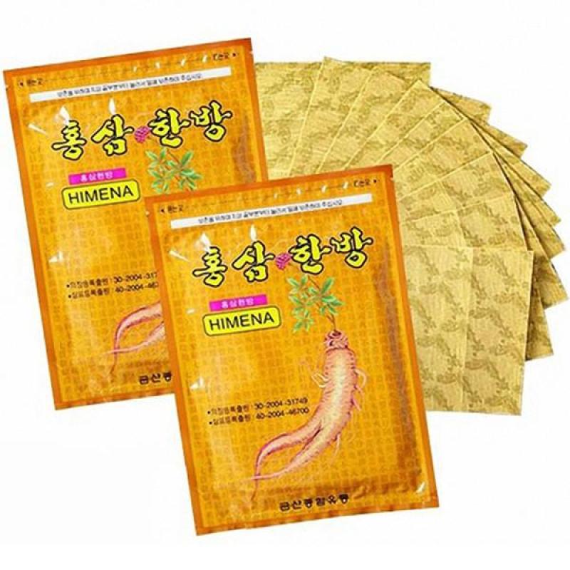 10 Miếng Cao dán hồng sâm Himena cao cấp