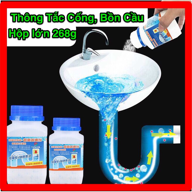 [ FREE SHIP ] LỌ BỘT THÔNG TẮC CỐNG BỒN CẦU CỰC MẠNH CHAI VUÔNG NẮP XANH MỚI