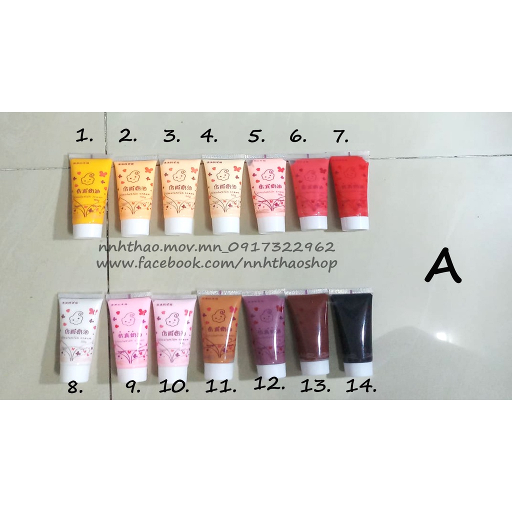 Đất Sét Lỏng / Keo Kem Trang Trí Ốp Điện Thoại 50Ml