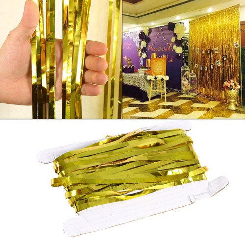 Rèm Kim Tuyến( màu Bạc) Trang Trí Sinh Nhật Tiệc