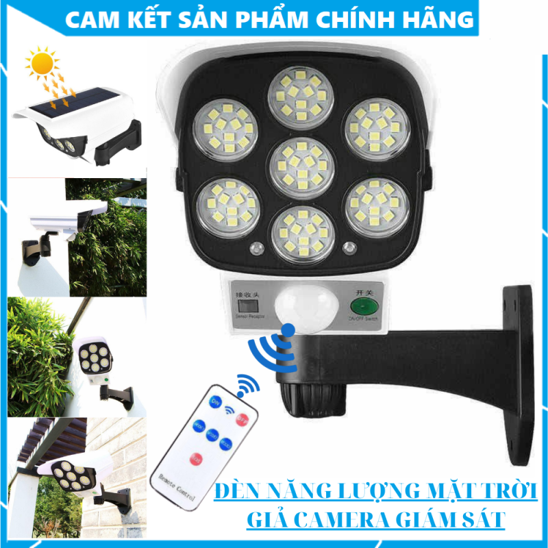 Đèn Năng Lượng Mặt Trời JD-2178T Giả Camera Giám Sát Ngoài Trời Chống Trộm || Tự động sáng khi có người đến gần,Tự động sáng khi trời tối, Chống nước chống bụi IP66, Sử dụng 6 tiếng, Có 3 chế độ, Có điều khiển từ xa