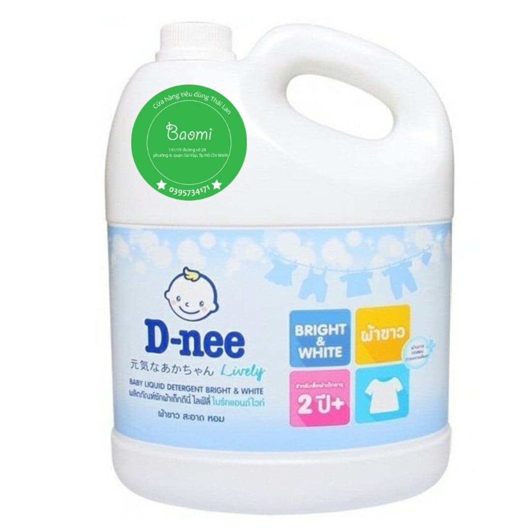 [HCM] [Màu Trắng] Nước Giặt Xả D nee 3000ML (Chính Hãng Nội Địa) Thái Lan