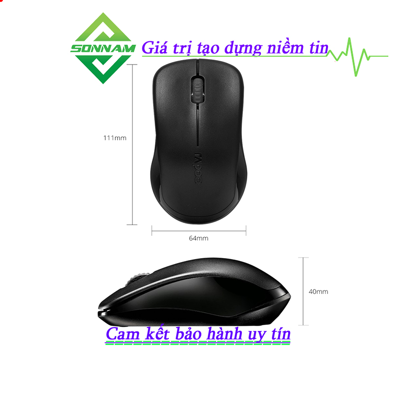 Chuột Không Dây Rapoo 1620 Chính Hãng