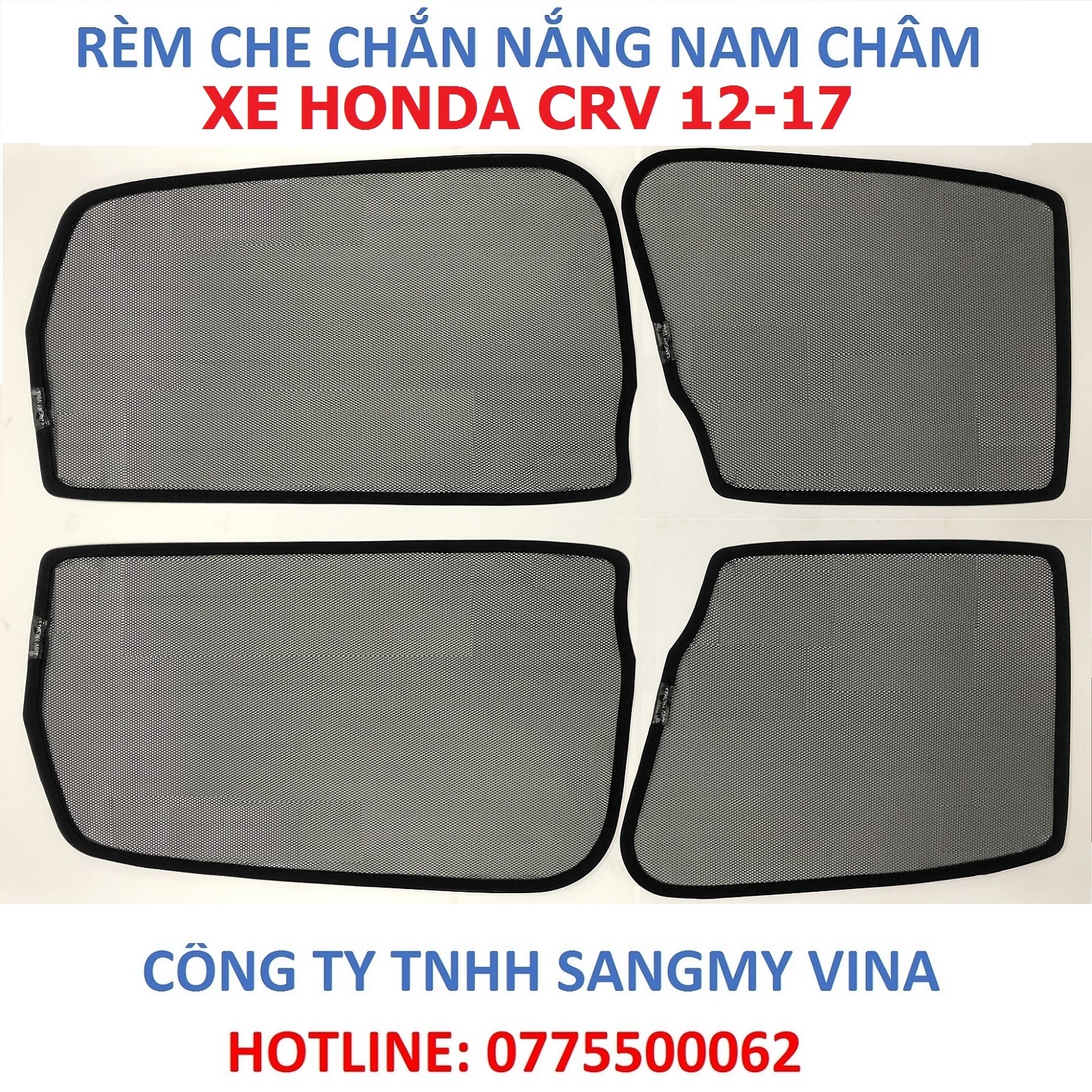 Rèm che chắn nắng nam châm xe honda CRV  đời 2012-2017